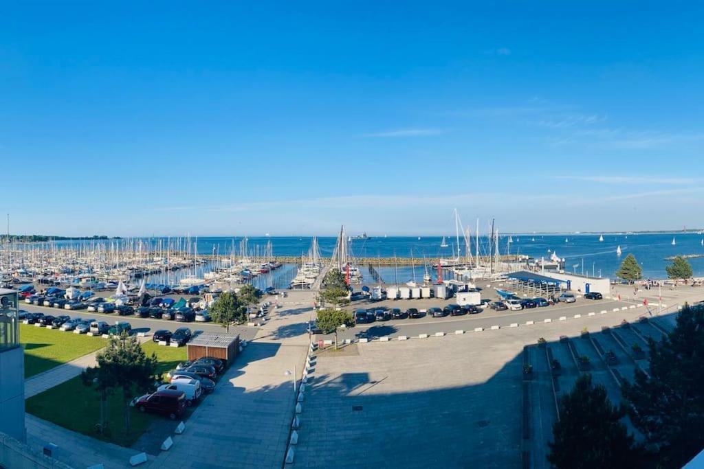 Panoramablick Und Den Strand Direkt Vor Der Tuer Lejlighed Kiel Eksteriør billede