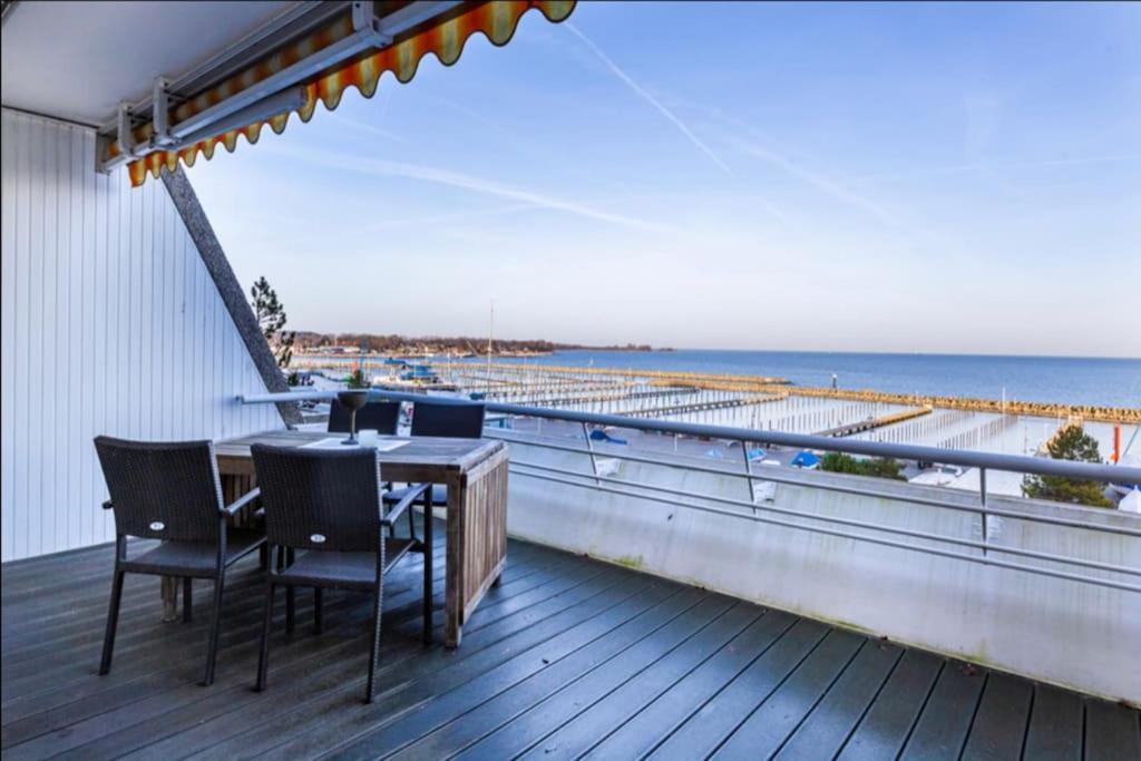 Panoramablick Und Den Strand Direkt Vor Der Tuer Lejlighed Kiel Eksteriør billede